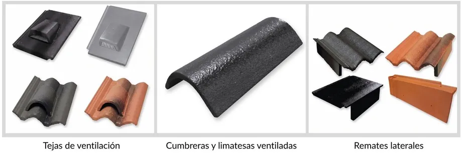 Cubiertas en Seco_microventilación y piezas especiales