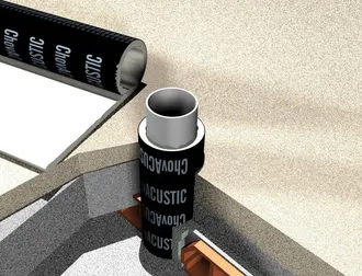 Sistema ChovACUSTIC® ELASTOBAND para instalaciones