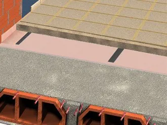 Sistema ChovACUSTIC® estándar para suelo flotante