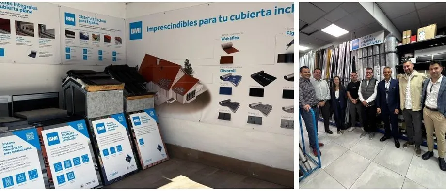 Imagen de presentación espacio profesional de la Cubierta y Aislamiento con BMI y SACOSA