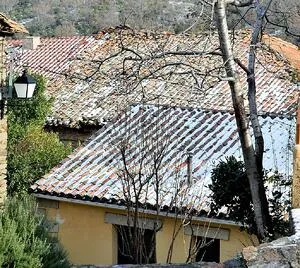 Nieve en el tejado 