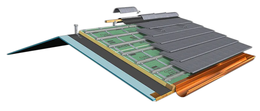Teja de hormigon Innotech, redimiento en cubierta