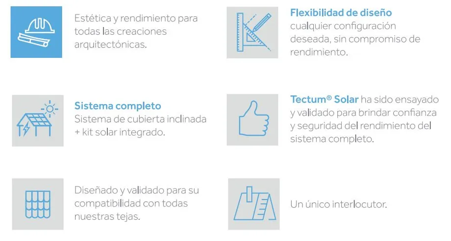Sistema Tectum® Solar - Prescrito con confianza