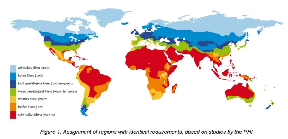 Zonas climáticas PHI